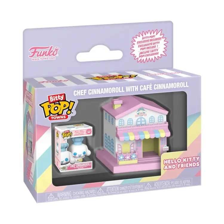 Funko - SANRIO - Bitty Pop Town - Cafe Cinnamoroll with Cinnamoroll