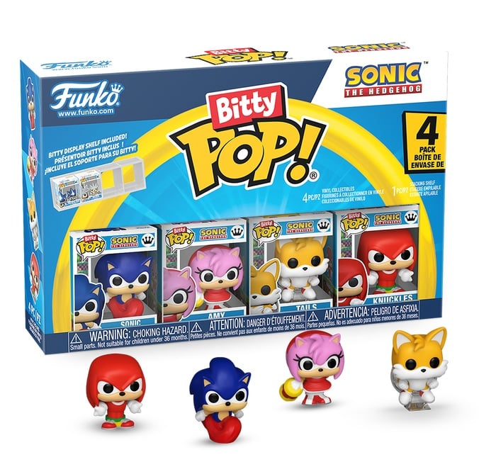 Funko - SONIC - Bitty Pop 4 Pack 2.5cm - Sonic