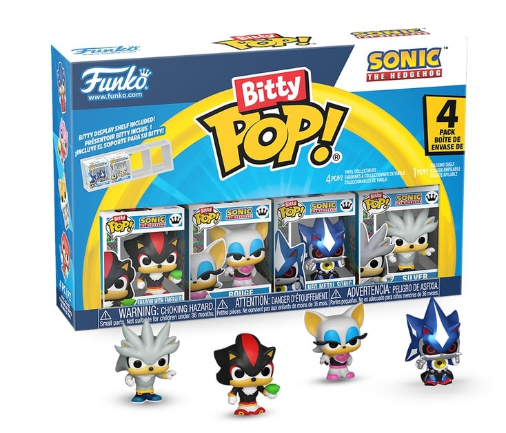 Funko - SONIC - Bitty Pop 4 Pack 2.5cm - Shadow