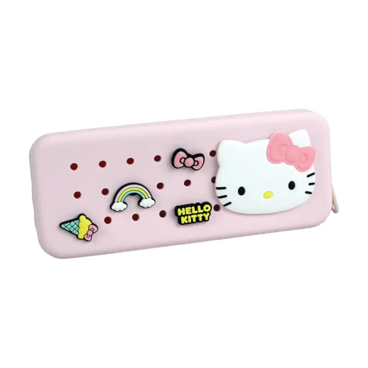 ITotal - HELLO KITTY - Silicone Pencil Case with pins