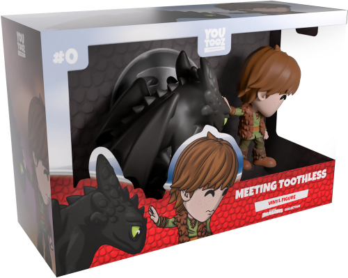 YouTooz - HOW TO TRAIN YOUR DRAGON - Meeting Toothless - Figure Youtooz 11cm
