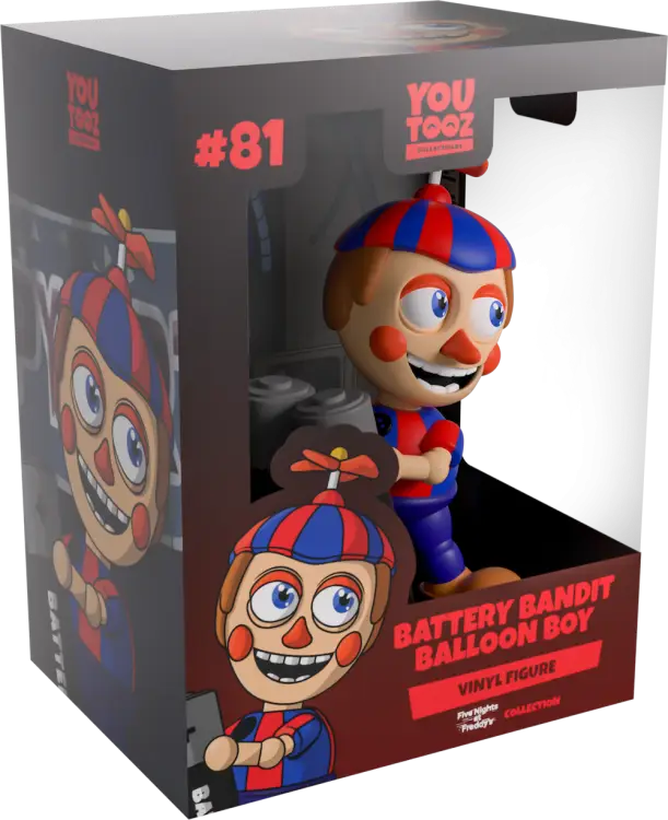 YouTooz - FIVE NIGHTS AT FREDDY'S -Battery Bandit Balloon Boy -Fig. Youtooz 12cm