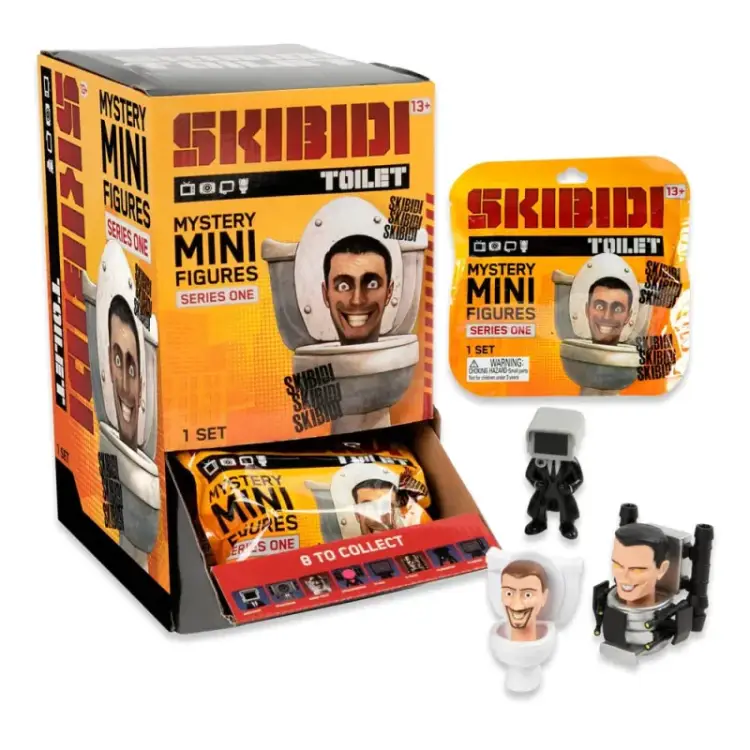 Skibidi Toilet - Minifigurki - 1 losowa saszetka