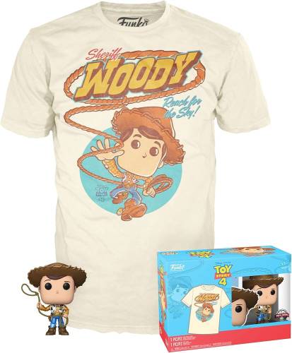 Funko POP! TOY STORY - Woody (Chudy) mettalic Tee (rozm L)