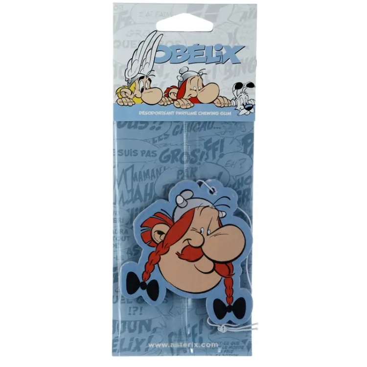 Puckator - ASTERIX - Obélix - Car Air Freshener - Bubble Gum