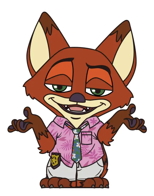 Monogram - ZOOTOPIE - Nick - Figural Bank