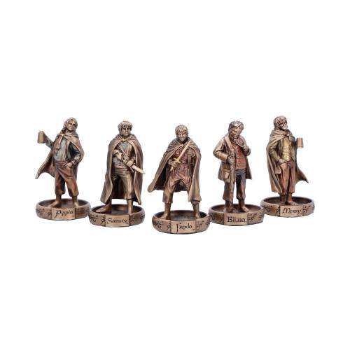 Nemesis - LORD OF THE RINGS - The Hobbits of the Shire - Set of 5 Statue 7cm