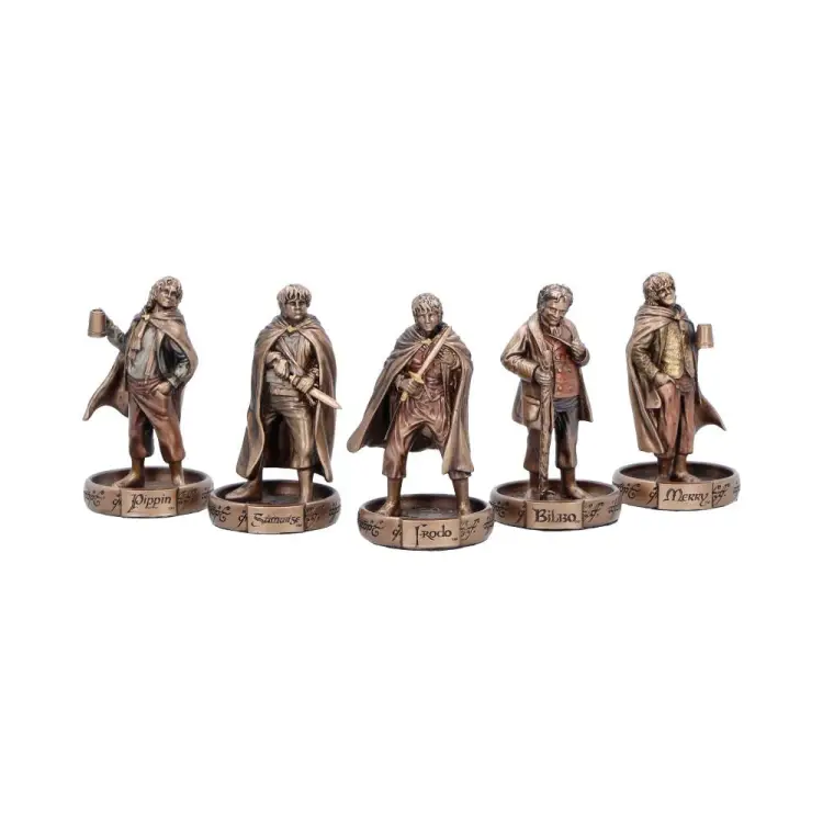 Nemesis - LORD OF THE RINGS - The Hobbits of the Shire - Set of 5 Statue 7cm
