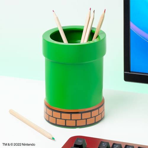 Paladone - SUPER MARIO - Pipe - Shaped Plant and Pen Pot