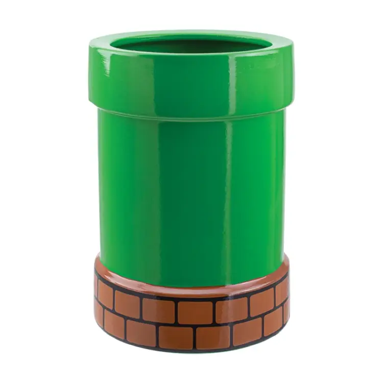Paladone - SUPER MARIO - Pipe - Shaped Plant and Pen Pot