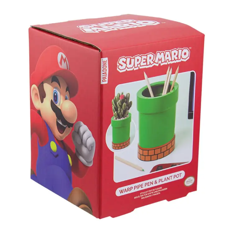 Paladone - SUPER MARIO - Pipe - Shaped Plant and Pen Pot