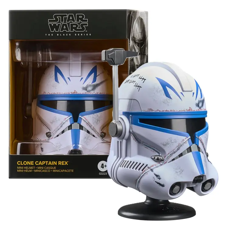 Hasbro - STAR WARS - Clone Captain Rex "Mini Helmet" - Figure Black Series 15cm