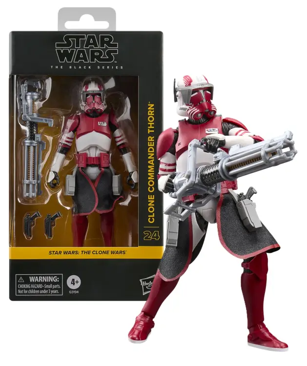 Hasbro - THE CLONE WARS - Clone Commander Thorn - Figure Black Series 15cm