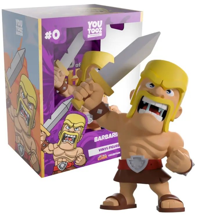 YouTooz - CLASH OF CLANS - Barbarian - Figure Youtooz 12cm