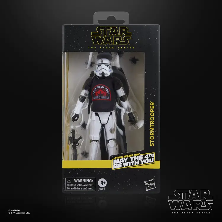 Hasbro - STAR WARS - Stormtrooper "May the 4th be.."  - Fig. Black Series 15cm