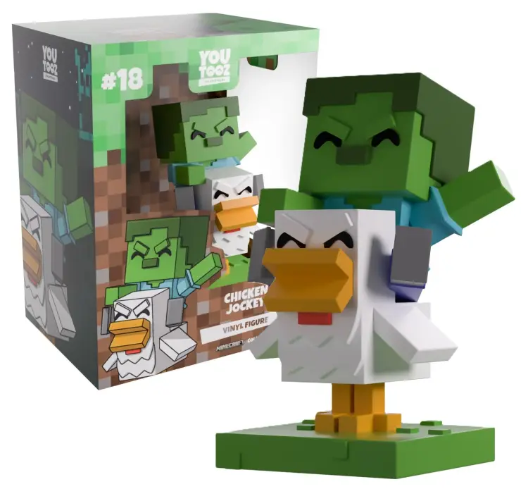 YouTooz - MINECRAFT - Chicken Jockey - Figure Youtooz 12cm