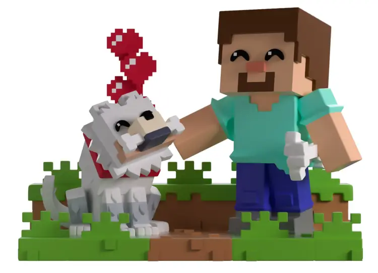 YouTooz - MINECRAFT - Taming a Wolf - Figure Youtooz 13cm
