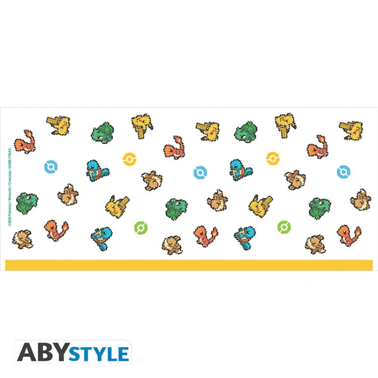 ABYstyle - POKEMON - Mug 320ml - Pixel Art