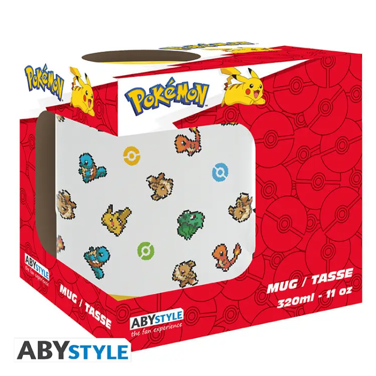 ABYstyle - POKEMON - Mug 320ml - Pixel Art