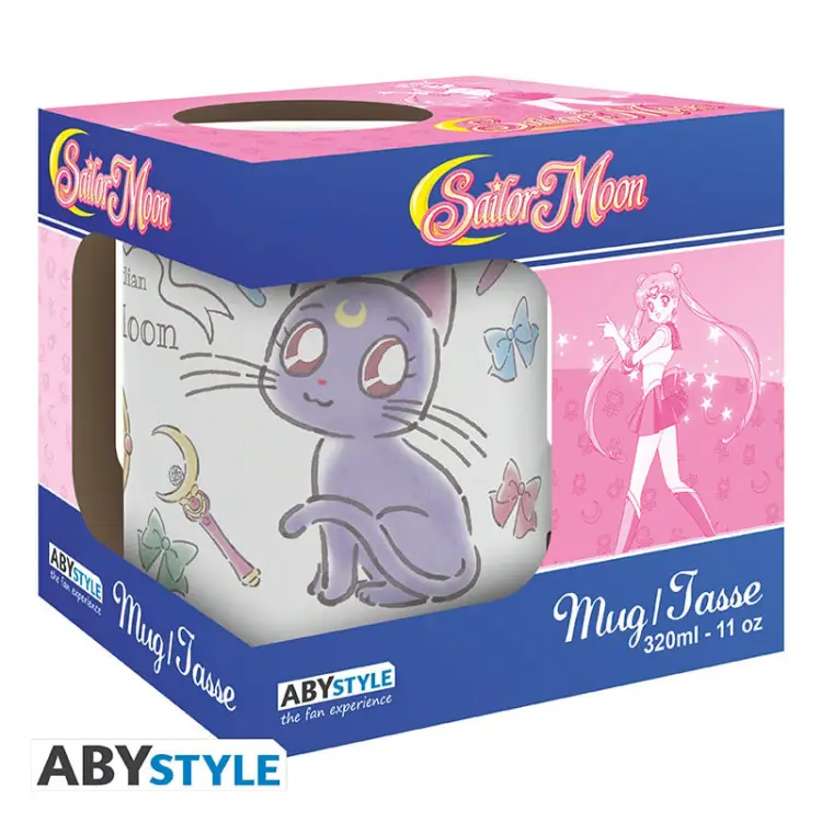 ABYstyle - SAILOR MOON - Mug 320ml - Luna & Artemis Chibi