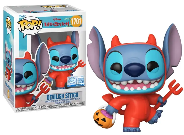 Funko - LILO & STITCH - POP Disney N° 1701 - Stitch as Devil with Chase