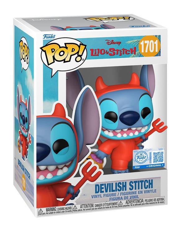 Funko - LILO & STITCH - POP Disney N° 1701 - Stitch as Devil with Chase