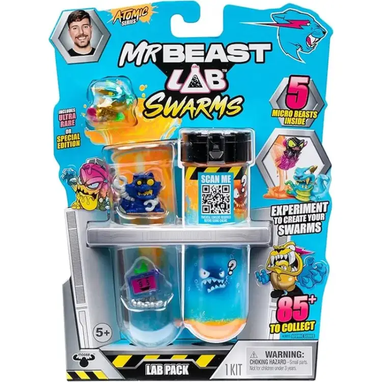 Mr. Beast Lab Swarms - E2 Zestaw kolekcjonerski z figurkami 5-Pack