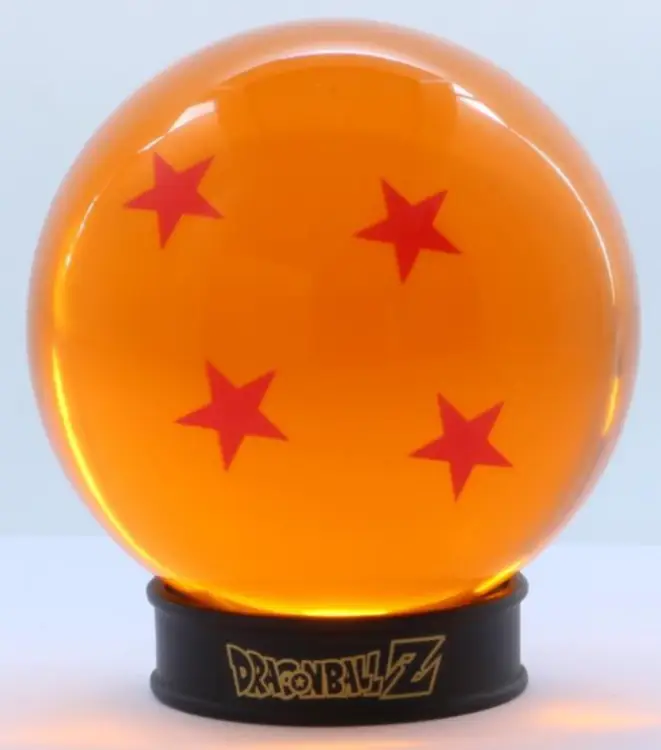 DRAGON BALL - kryształowa kula 75 mm z podstawą kolektora