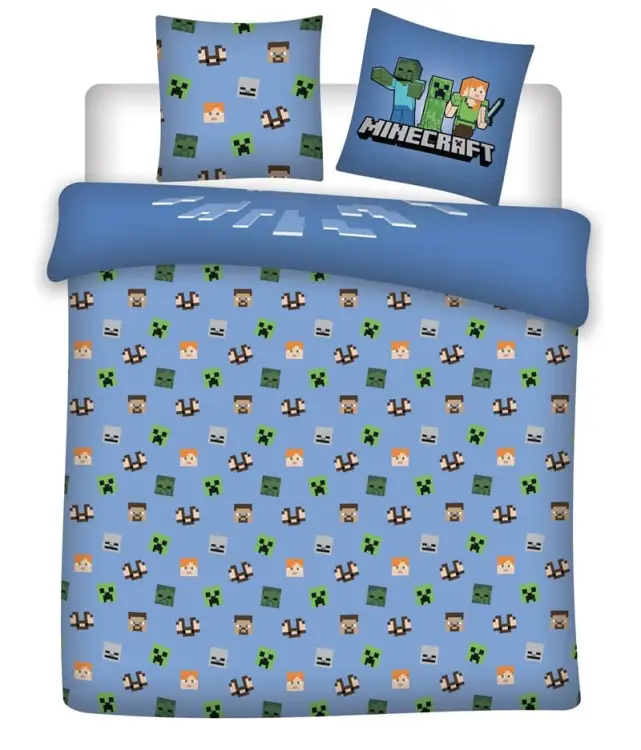 AyMax - MINECRAFT - Duvet Cover 240x220cm + 2x65x65cm