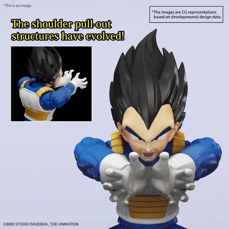 DRAGON BALL - Standardowy Vegeta z figurką (NOWA wersja SPEC) - Zestaw modelarski