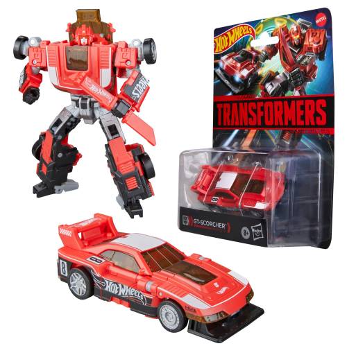 Hasbro - TRANSFORMERS X HOT WHEELS - GT Scorcher - Figure Collaborative 12.5cm