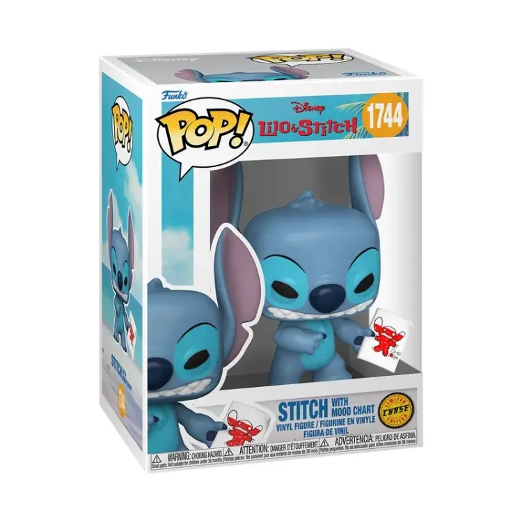 Funko POP! [LILO & STITCH] Stitch with Mood Chart #1744  Chase