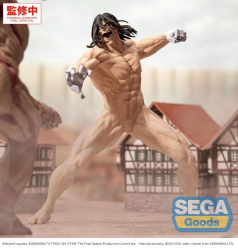 Sega Goods - ATTACK ON TITAN - Eren Yeager "Titan" - Figure GigantiX 25cm