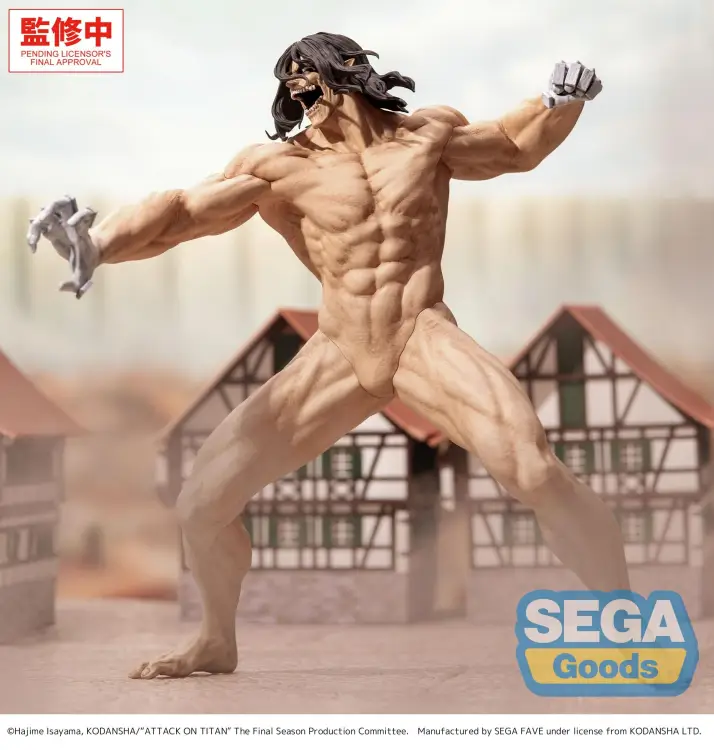 Sega Goods - ATTACK ON TITAN - Eren Yeager "Titan" - Figure GigantiX 25cm