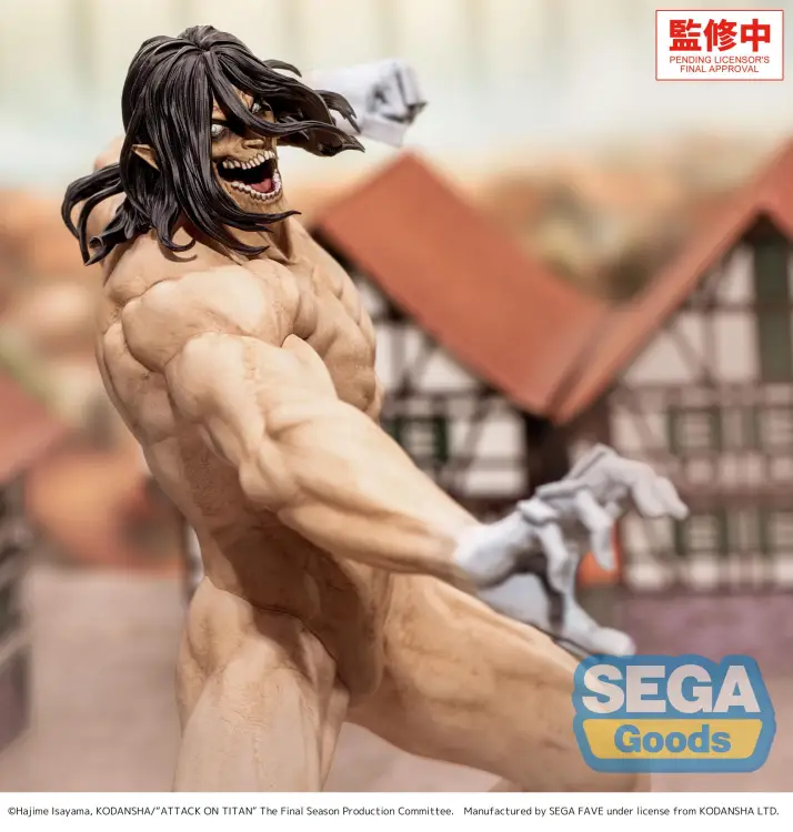 Sega Goods - ATTACK ON TITAN - Eren Yeager "Titan" - Figure GigantiX 25cm