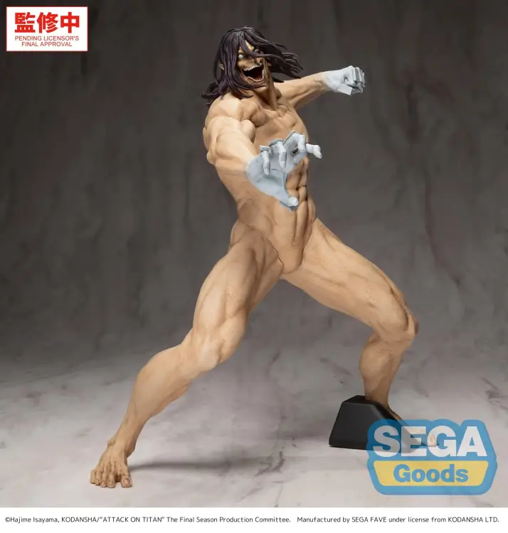 Sega Goods - ATTACK ON TITAN - Eren Yeager "Titan" - Figure GigantiX 25cm