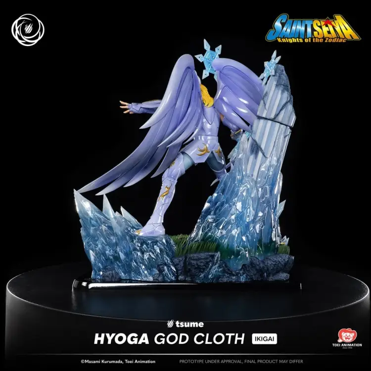 Tsume - SAINT SEIYA - Hyoga God Cloth - Statue Ikigai 1/6 By Tsume 41cm