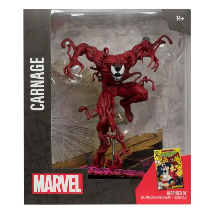 McFARLANE - Marvel - 1/10 Carnage (The Amazing Spider-Man #362) 18 cm