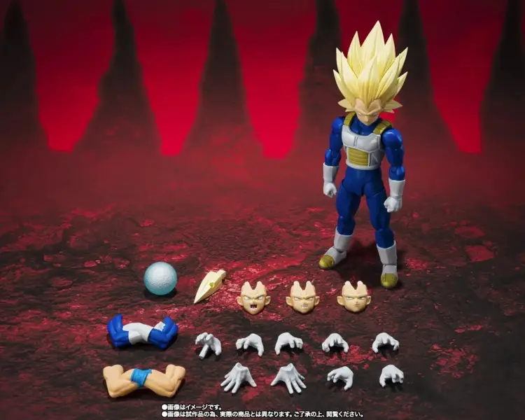 Bandai Tamashii Nations - DRAGON BALL DAIMA - Vegeta "Super Sayan 3" - Fig. S.H. Figuarts 15cm