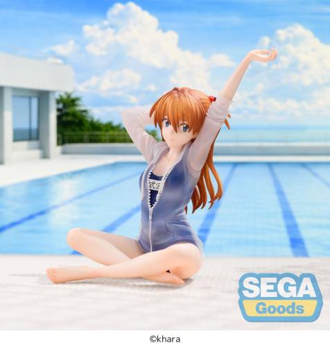 Sega Goods - EVANGELION - Asuka "School Swimsuit" - Figure Yumemirize 16cm