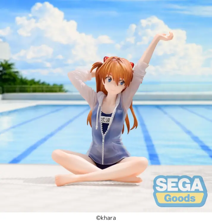 Sega Goods - EVANGELION - Asuka "School Swimsuit" - Figure Yumemirize 16cm