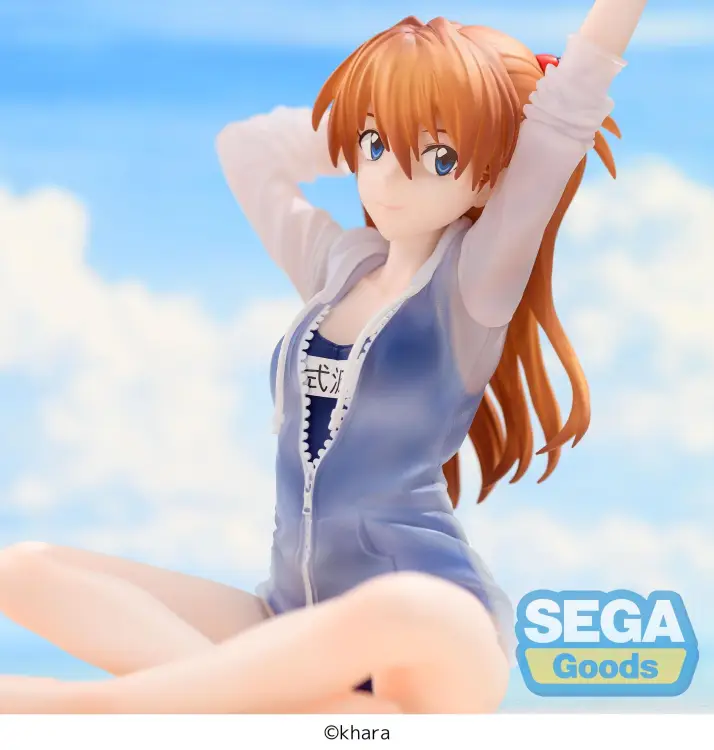 Sega Goods - EVANGELION - Asuka "School Swimsuit" - Figure Yumemirize 16cm