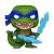 Funko - GODZILLA X TURTLES - POP Animation N° 2341 - Leonardo X Godzilla