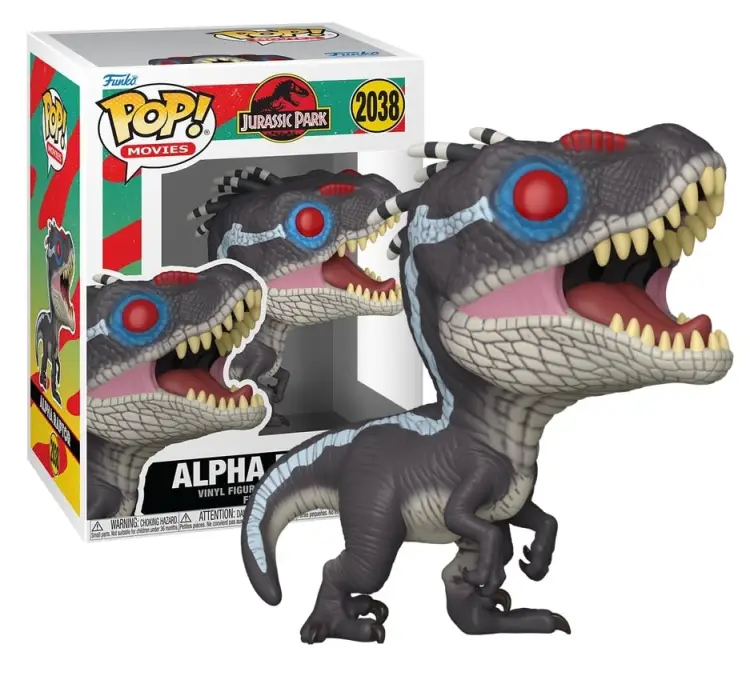 Funko - JURASSIC PARK - POP Movies N° 2038 - Alpha Raptor