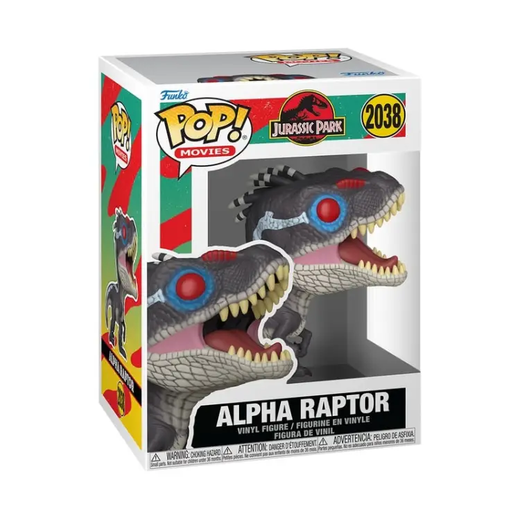 Funko - JURASSIC PARK - POP Movies N° 2038 - Alpha Raptor