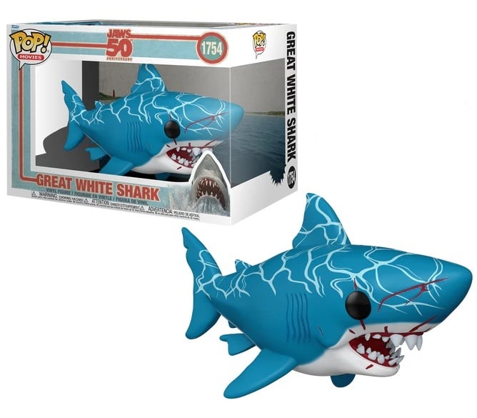 Funko - JAWS 50TH ANNIVERSARY - POP SUPER N° 1754 - Great White Shark