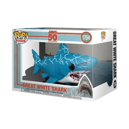 Funko - JAWS 50TH ANNIVERSARY - POP SUPER N° 1754 - Great White Shark