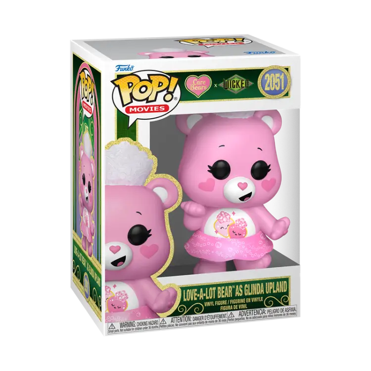 Funko - WICKED CARE BEARS - POP N° 2051 - Love-A-Lot Bear as Glinda Upland