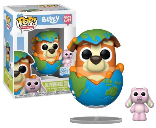 Funko - BLUEY - POP Animation N° 2374 - Sleepytime Bingo with Floppy Bunny