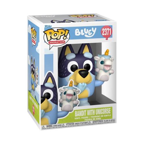 Funko - BLUEY - POP Animation N° 2371 - Bandit with Unicourse